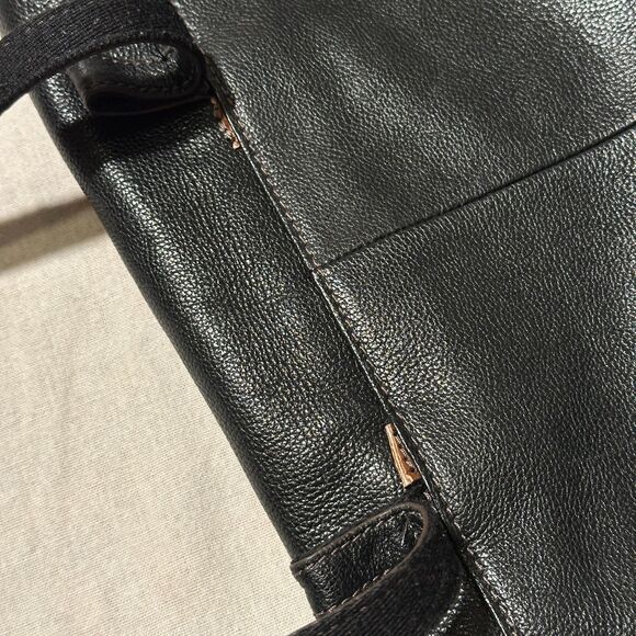 Fossil Leather Black Backpack Purse - Picture 10 of 10